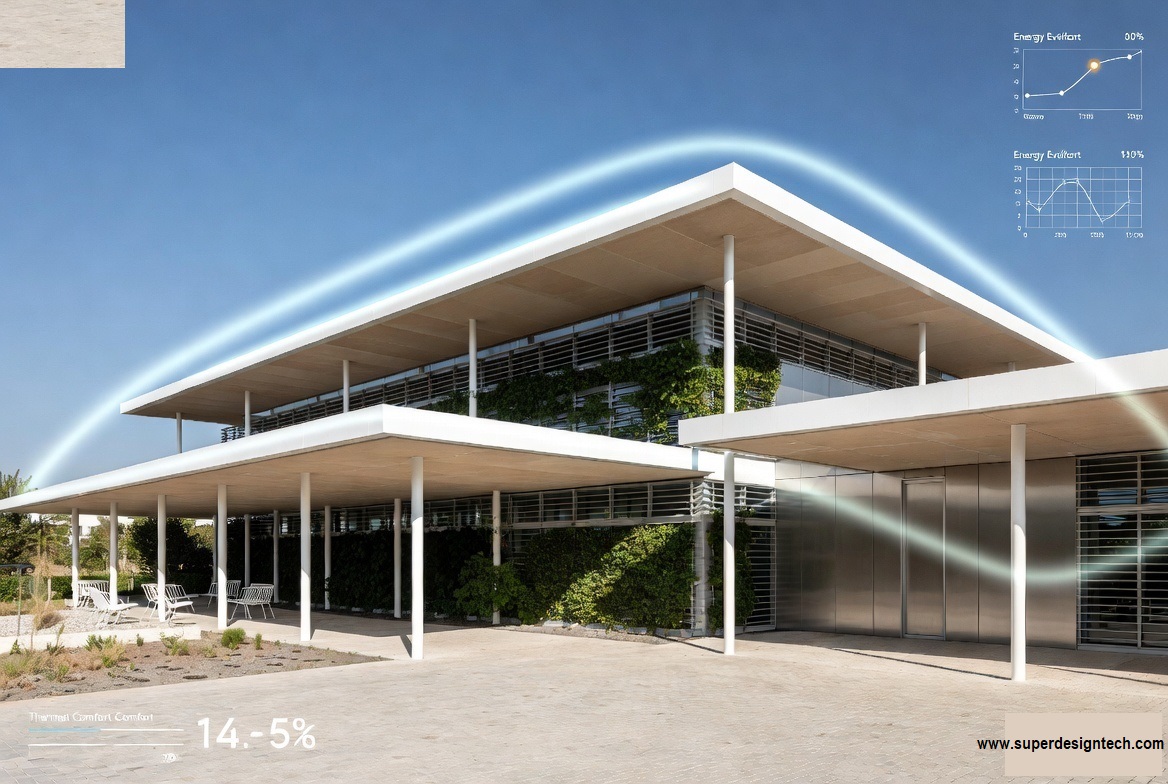 Thermal Harmony: Sustainable Office Thermal Comfort Analysis – Passive Design vs Occupant Satisfaction | SuperDesign Tech